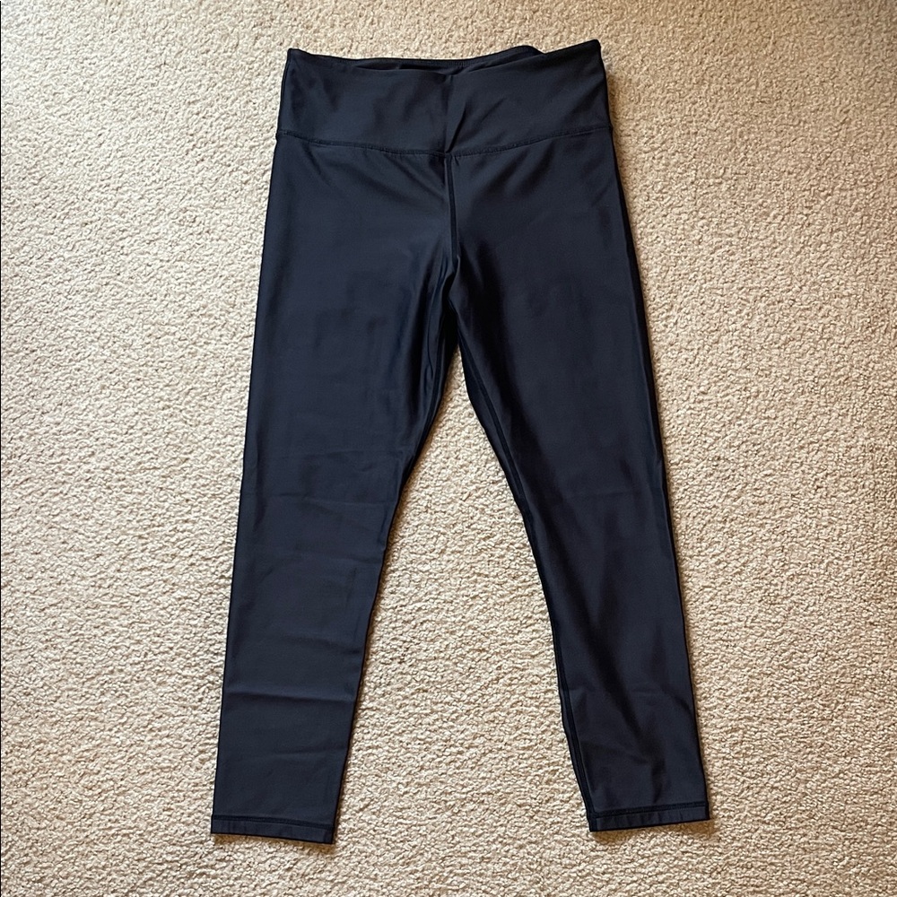 Zyia Black Metallic 6/8 Leggings